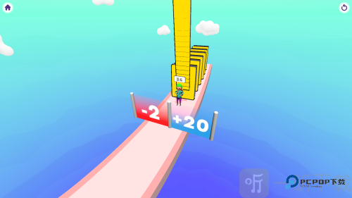 多米诺骨摆放跑