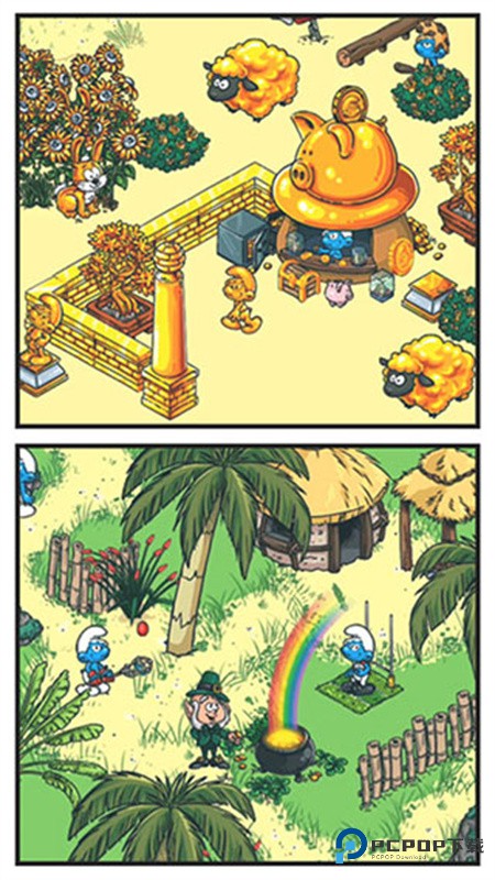 蓝精灵村庄手游