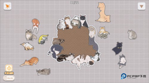 挤在一起的猫猫去广告版