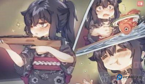 阴暗房间里的孤独女孩