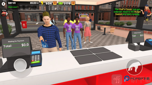 我的汉堡屋模拟器