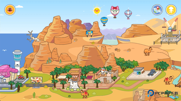 米加小镇飞机场