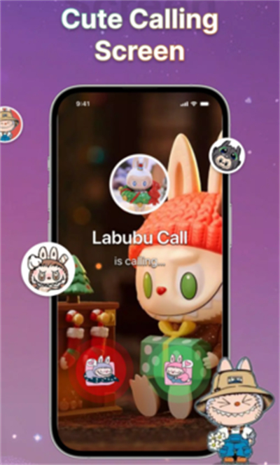 labubu彩色电话主题