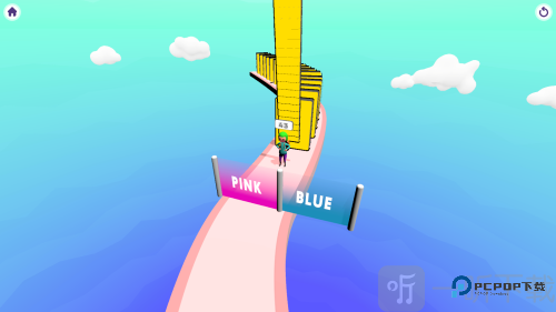 多米诺骨摆放跑