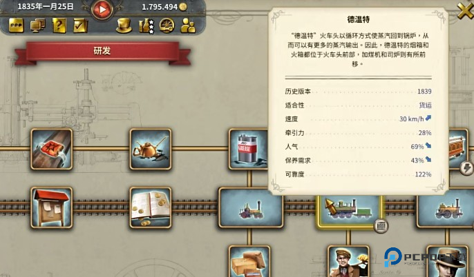 铁路帝国2游戏火车头一览3
