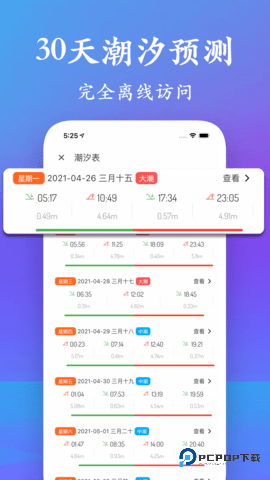 潮汐表2025最新表5.3.3最新版