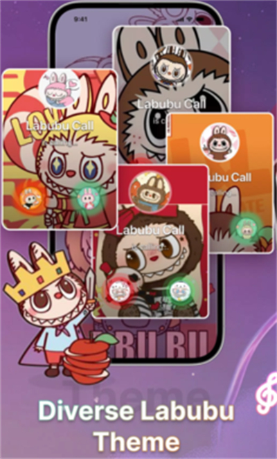 labubu彩色电话主题