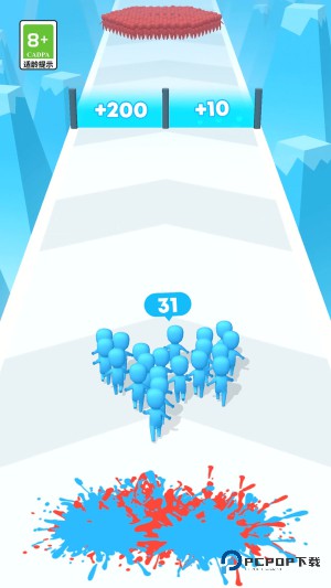 比比谁的人更多