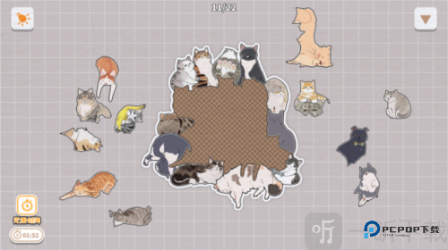 挤在一起的猫猫去广告版