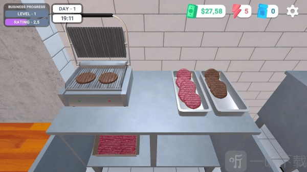 我的汉堡店模拟器