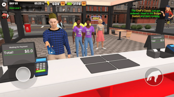 我的汉堡屋模拟器