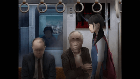 翌日幽暗的殡葬电车