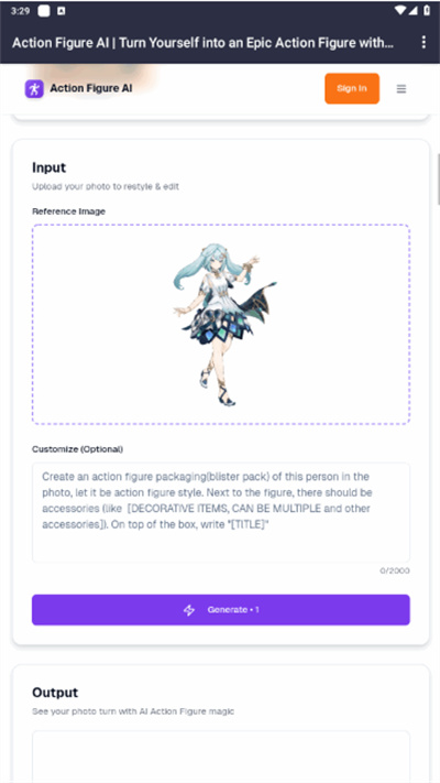 Action Figure AI软件