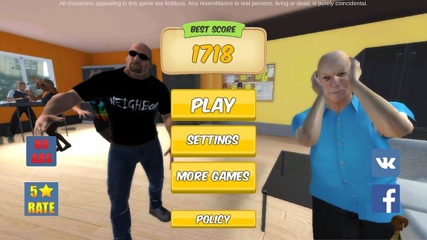 暴打邻居模拟器