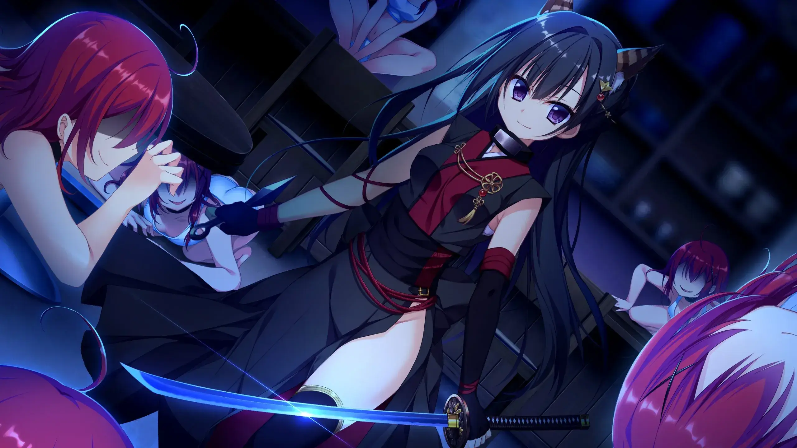 忍者少女与都市妖团追捕无头骑士免费下载