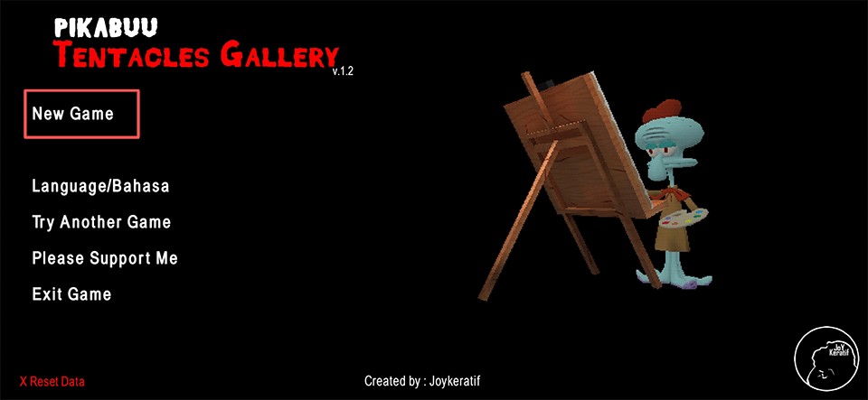 章鱼哥的画廊游戏玩法1