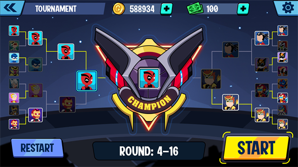 火柴人全明星乱斗最新版(Stickman Heroes) v0.4.9安卓版