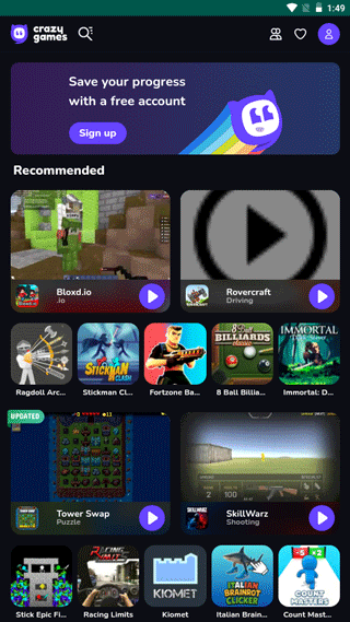 crazygames手机版新手教程