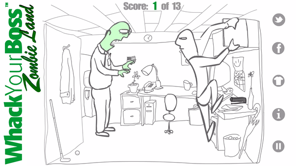 痛扁僵尸老板手游最新版