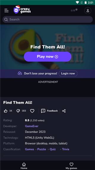 crazygames安卓版v1 安卓版