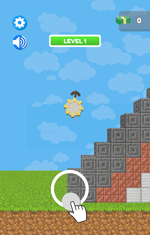 钻石挖掘机游戏玩法2