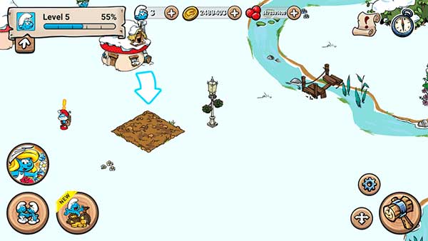 蓝精灵村庄手游游戏玩法-1