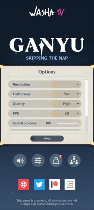 甘雨触摸游戏汉化版免费下载