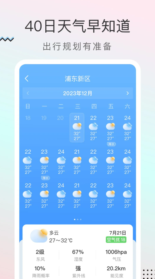 雨迹天气安卓版v1.9.0 安卓版