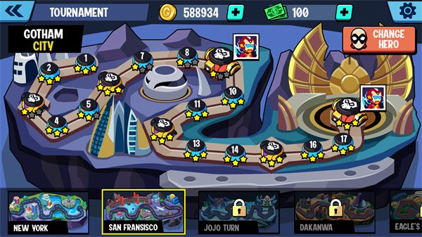 火柴人全明星乱斗最新版(Stickman Heroes) v0.4.9安卓版