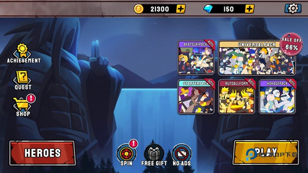 火柴人忍者格斗游戏