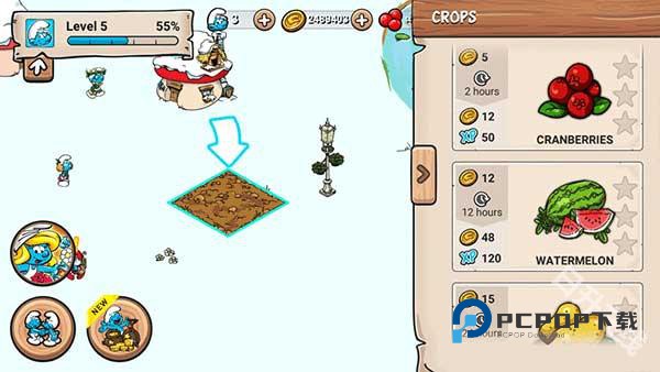 蓝精灵村庄中文版