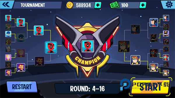 火柴人全明星乱斗最新版(Stickman Heroes) v0.4.9安卓版