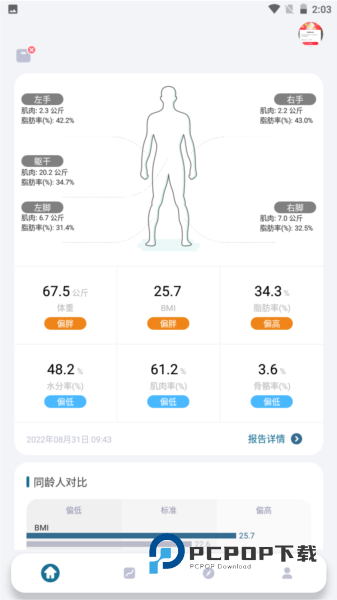 香山智能体脂秤