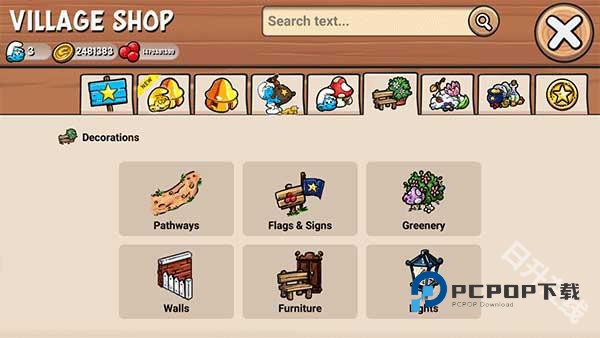 蓝精灵村庄中文版