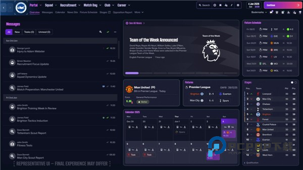 足球经理26游戏玩法1