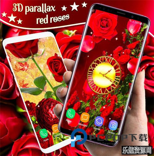 3D红玫瑰实时高清壁纸app下载-3D红玫瑰实时高清壁纸(3D Red Rose Live Wallpaper)免费版下载v6.10.20