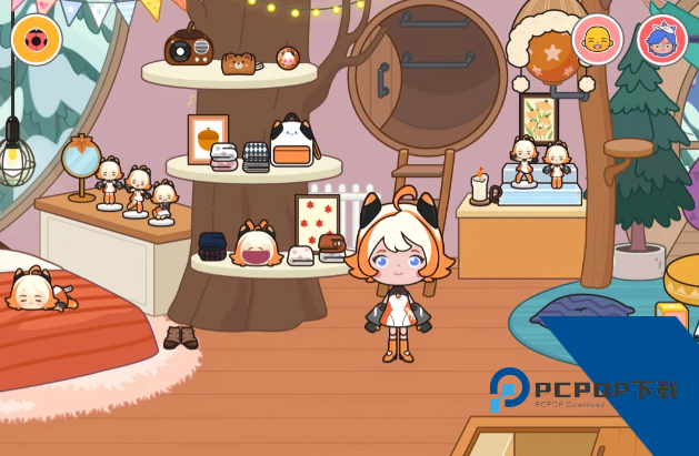 米加小镇雪山树屋