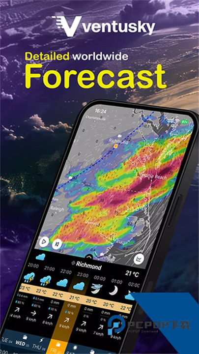 Ventusky风雨气温图官方版