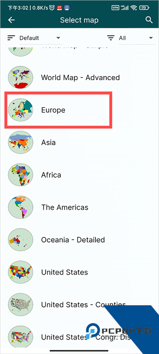 MapChart