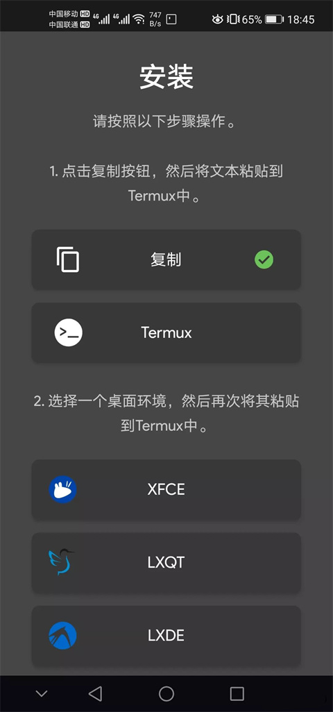 Andronix中文版复制命令图