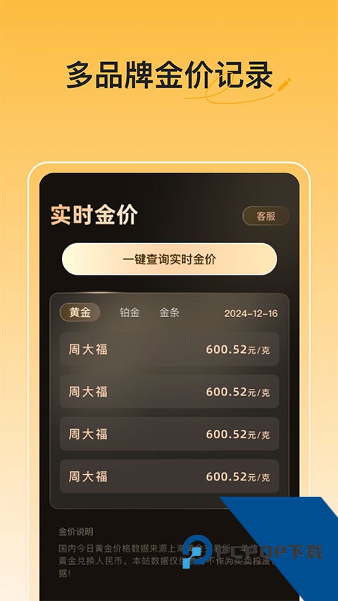 实时金价软件免费v1.0.3 安卓版