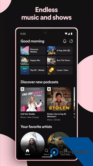 Spotify音乐软件下载安卓版v9.1.6.1139