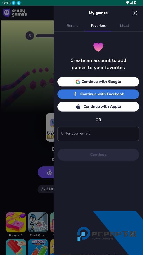 Crazygames游戏盒子下载最新中文版v1.0