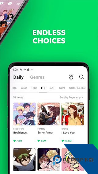 webtoon漫画中文版