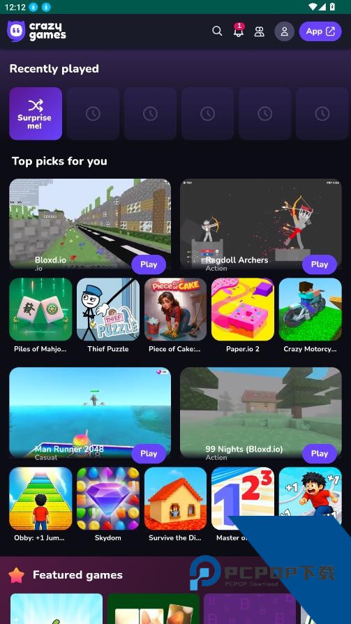 Crazygames游戏盒子下载最新中文版v1.0